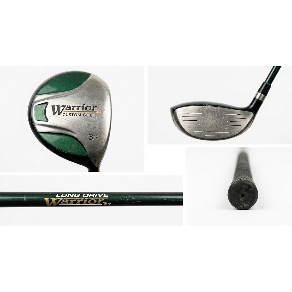 Warrior Custom Golf 3 Wood 15 Degree RH Long Drive Graphite Shaft Fairway Wood